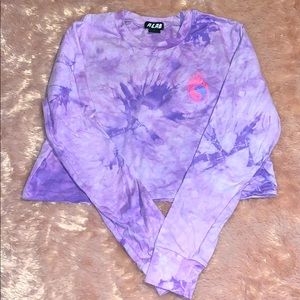 Tie-dye crop top